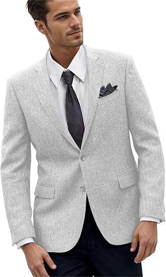 Retro Mens Jacket Slim-Fit Sporty Business Suit Casual Outerwear